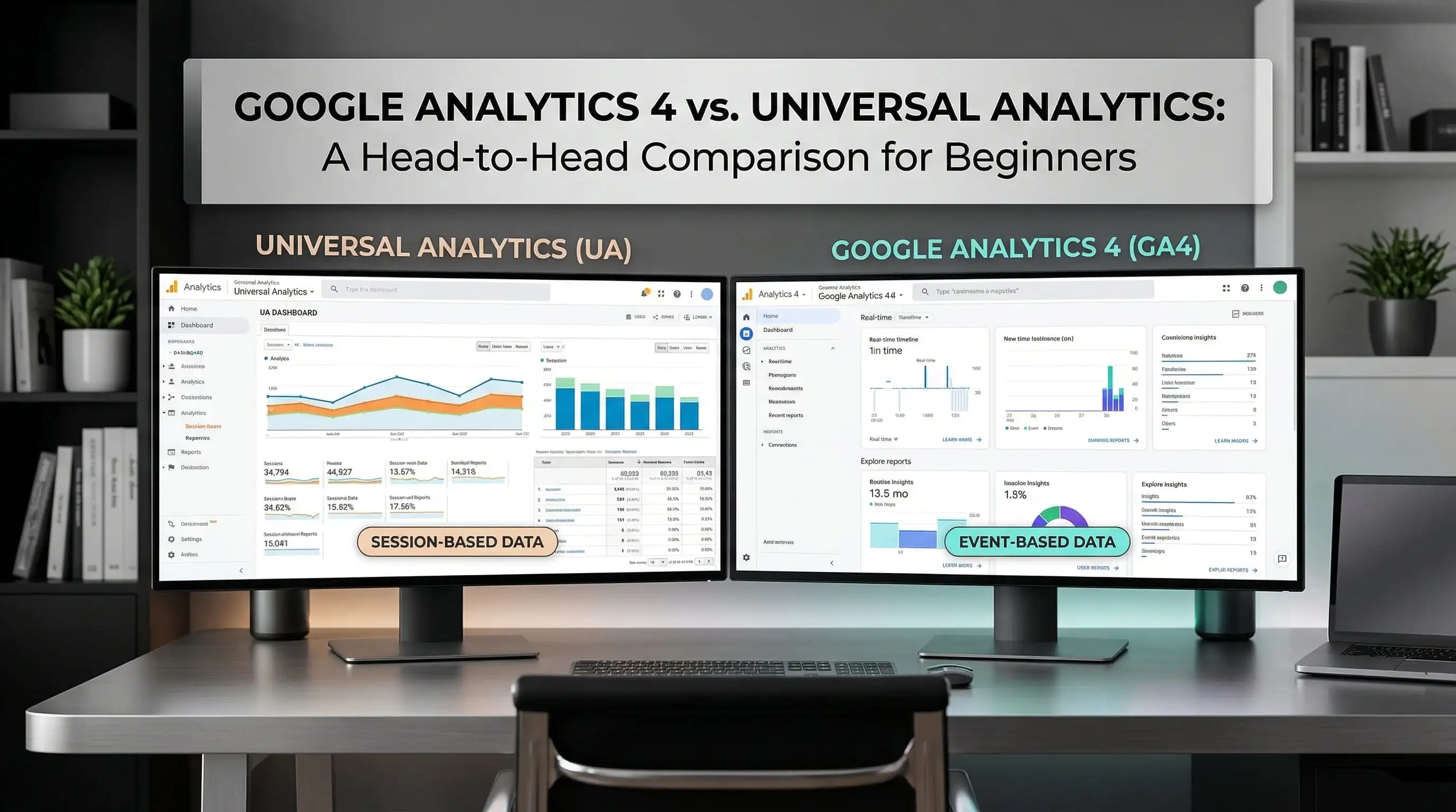 GA4 vs UA Comparison